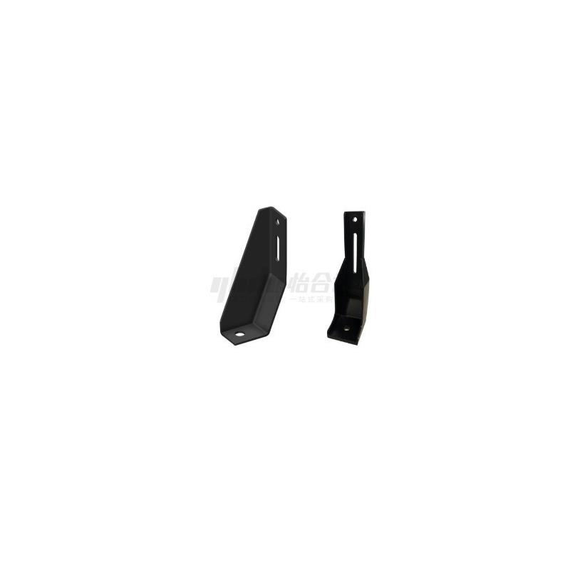 铝型材支撑地脚AVT27-40地面固定斜地脚 机械防护栏配件