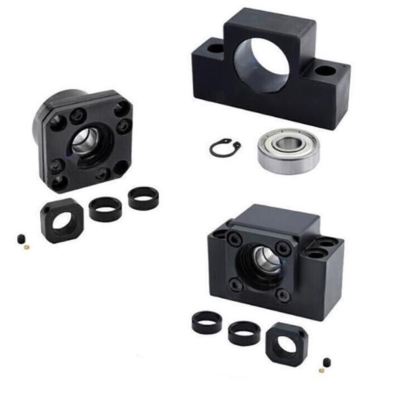 C-TEF C-TEK 6 8 10 12 1A5 20 -SET方形轴承座滚珠丝杆支撑固定