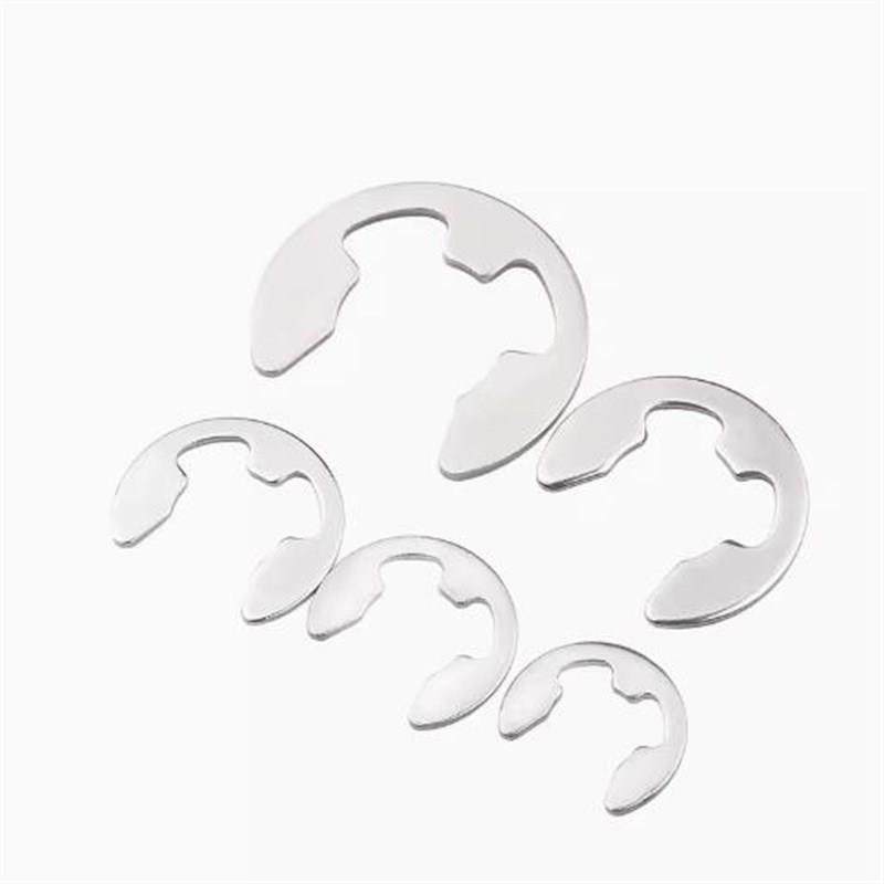 卡簧SUS304不锈钢E型轴用挡圈TAS11/12-1.2/1.5/2/2.5/3/4轴卡环