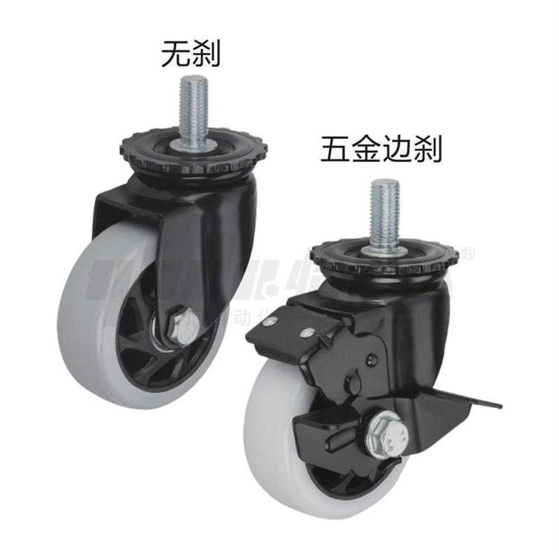 脚轮CDM21 11-D75-P CDM01-D75 D100 D125 D150-P U N丝杆带刹车