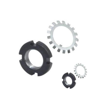 锁紧螺母BKJ51 52-M10 M12 M15 M17 M20 M25 M30M35-0.75 1.0 1.5