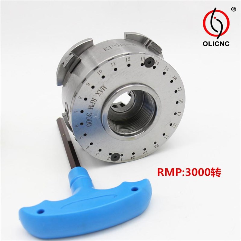 OLICNeC 木工卡盘木式卡盘4寸8-60mm 木工机械配件