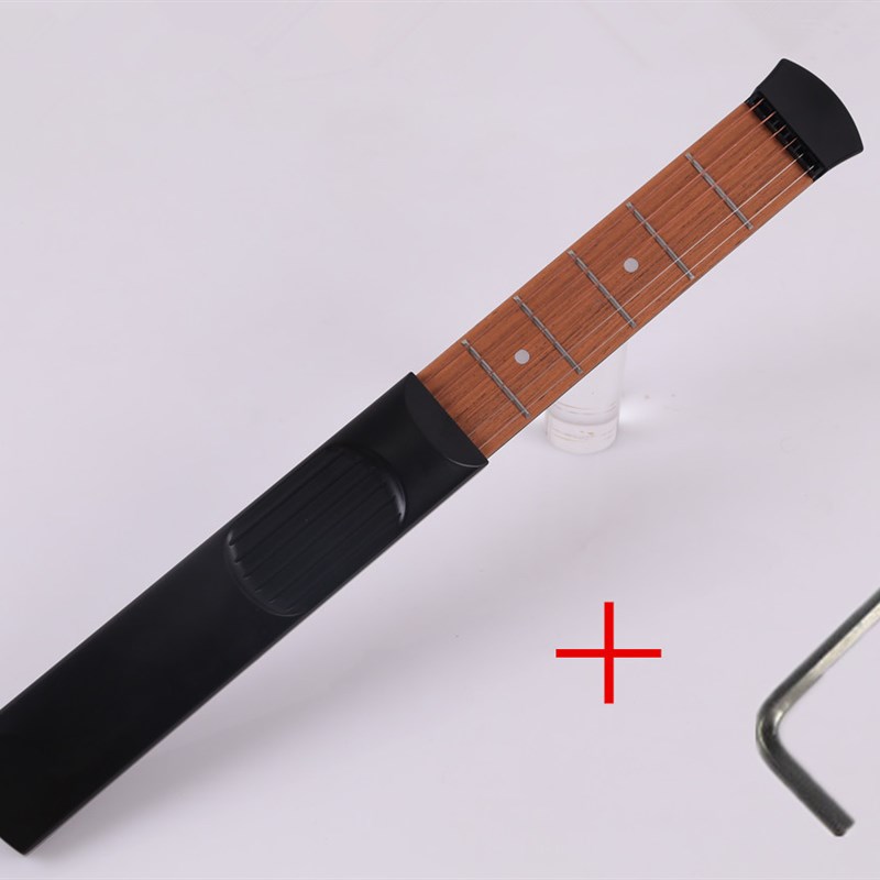 便携d式左手指法练习口袋吉他 初学者随身吉他和弦练习器