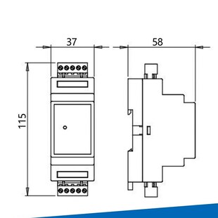 金威士KMD01高精度m称重变送器485通讯modbua rtu协议232通讯模块