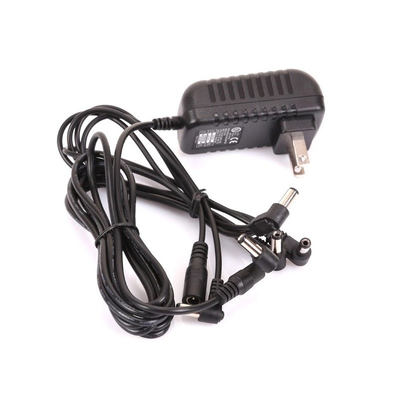 9V1A单块吉h他效果器电源 五头电源 一拖五电源 效果器降噪电源