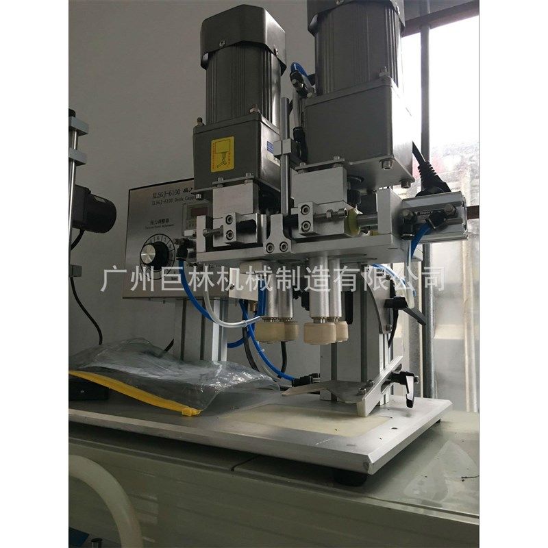 塑料瓶盖自动拧盖机 螺纹塑z料盖四轮搓盖机 台式小型旋盖机