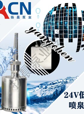 DC24V低压无刷直流潜水泵DMX51z2音乐喷泉泵24V36V 48V旱喷涌泉泵