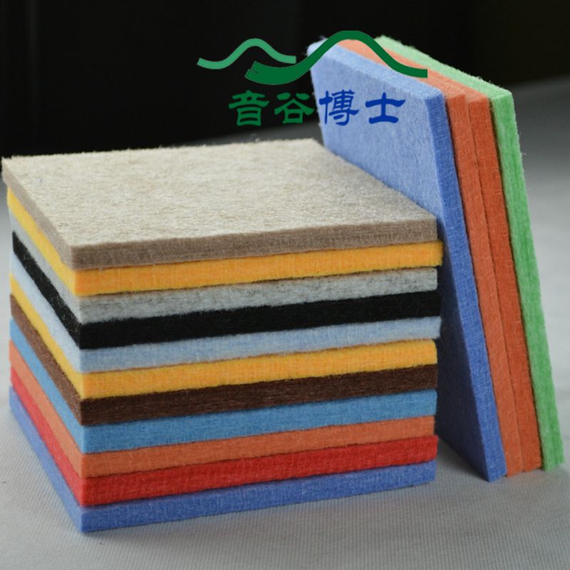 12mm聚酯纤维吸音板加厚学校录音棚幼儿园托管所墙体装饰防撞软板