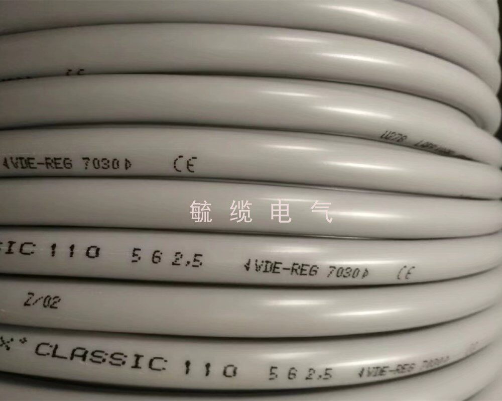 1119405德国进口电缆110系列5芯2.5平方柔性控制电缆电源线5g2.