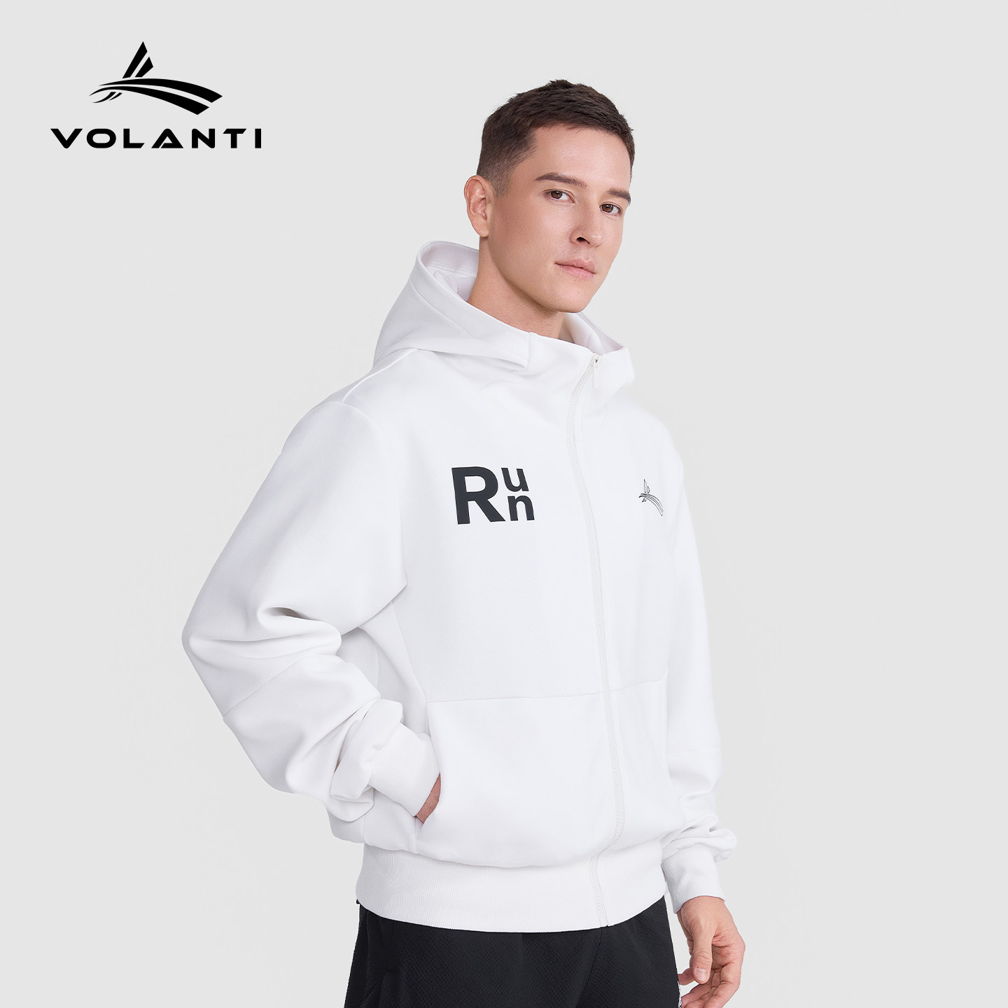 沃兰迪Run系列男士运动帽衫开衫连帽卫衣男女休闲宽松百搭运动,运动服/休闲服装,运动茄克/外套,淘宝优惠券,粉丝福利购,淘宝优惠卷