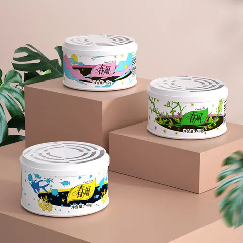 内固体芳香剂厕所空气清新剂春风魔粒香香薰室内除臭汽车颗粒