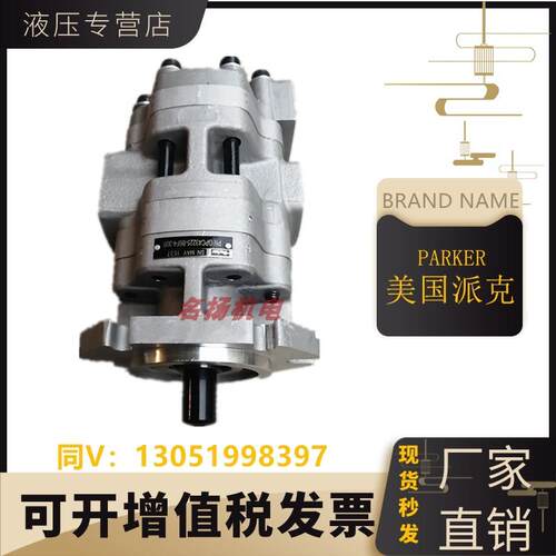 派克液压高压油泵 油泵GPCq4-63-40-CE2F4-30R液压油泵 双联齿轮