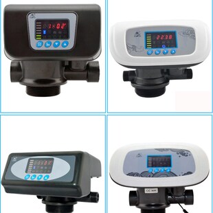 润新自动过滤阀水处理软水机头1-15吨时间型流量型控W制阀顶装侧