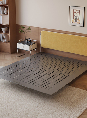 Art Color布艺床中古风轻奢主卧双人无床头榻榻米小户型儿童床