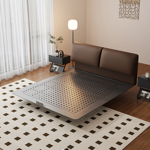 ALTACOM真皮头层牛皮意式薄床头