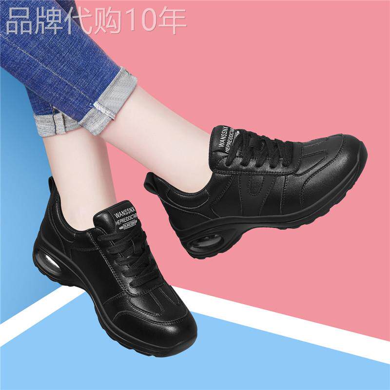 真皮舞蹈鞋女2026新款春季软底练功鞋外穿舞步鞋时尚广场舞跳舞鞋