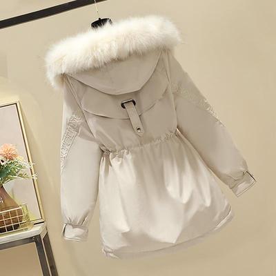 派克服女冬季2025新款可拆卸内胆加绒加厚小个子短款风衣大衣外套