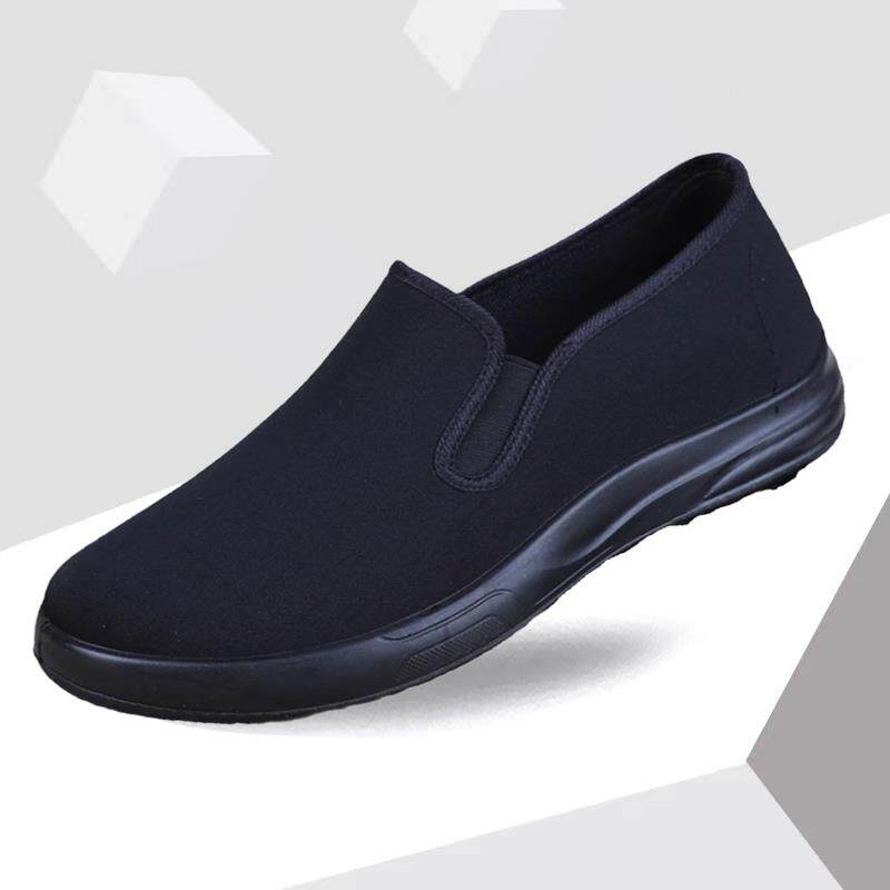 欧美设计师『精品』!高端大气!布鞋男复古透气圆头防滑舒适休闲鞋