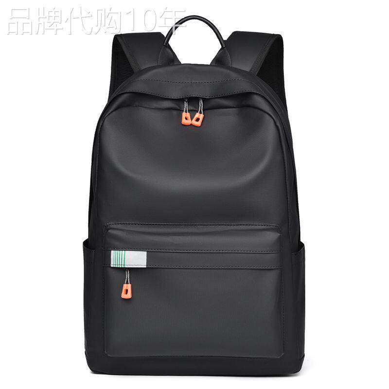 香港代购新款简约双肩背包男16寸防水电脑包大容量学生书包旅行包