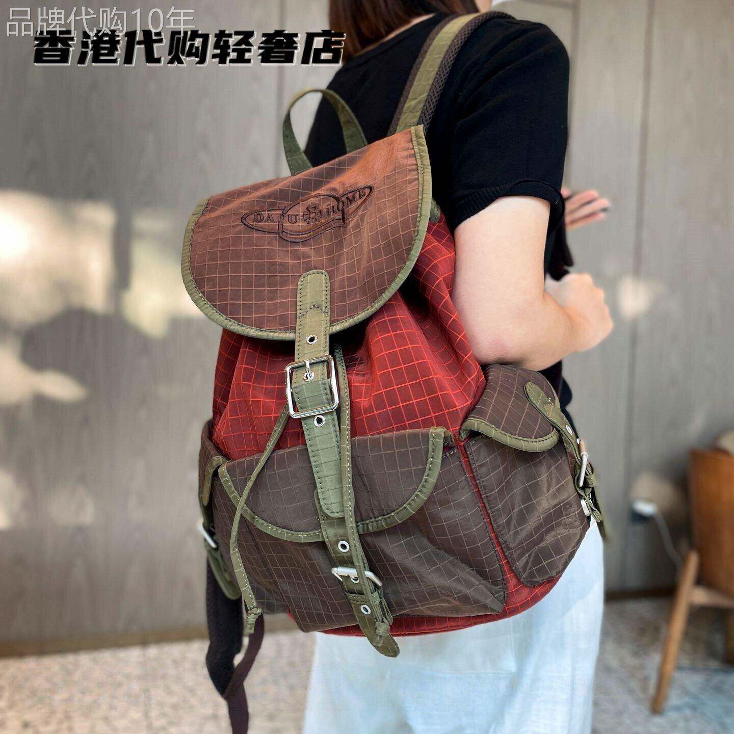 法国ZAMP新款时尚大容量撞色设计户外旅游双肩包女高颜值轻便揹包