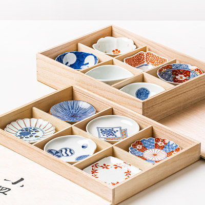 小鹿田烧陶瓷日式日本小钵礼盒装