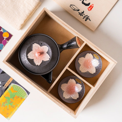 小鹿田烧日本茶壶茶杯功夫茶具
