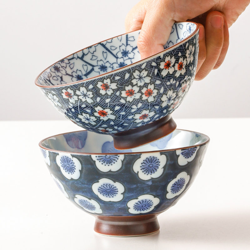 小鹿田烧日本进口特色饭碗餐具