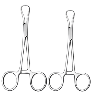 医用帕巾钳不锈钢抓布钳布巾钳子手术用固定创巾钳尖头钳洞巾钳