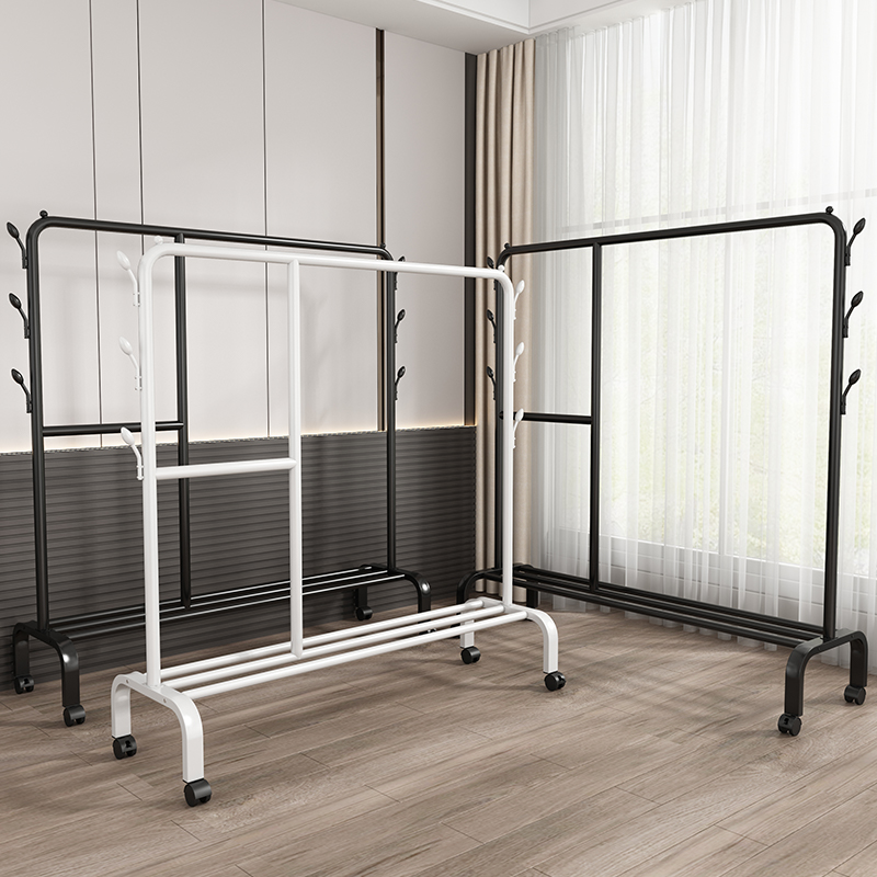 艾彩家用落地晾衣服挂衣架