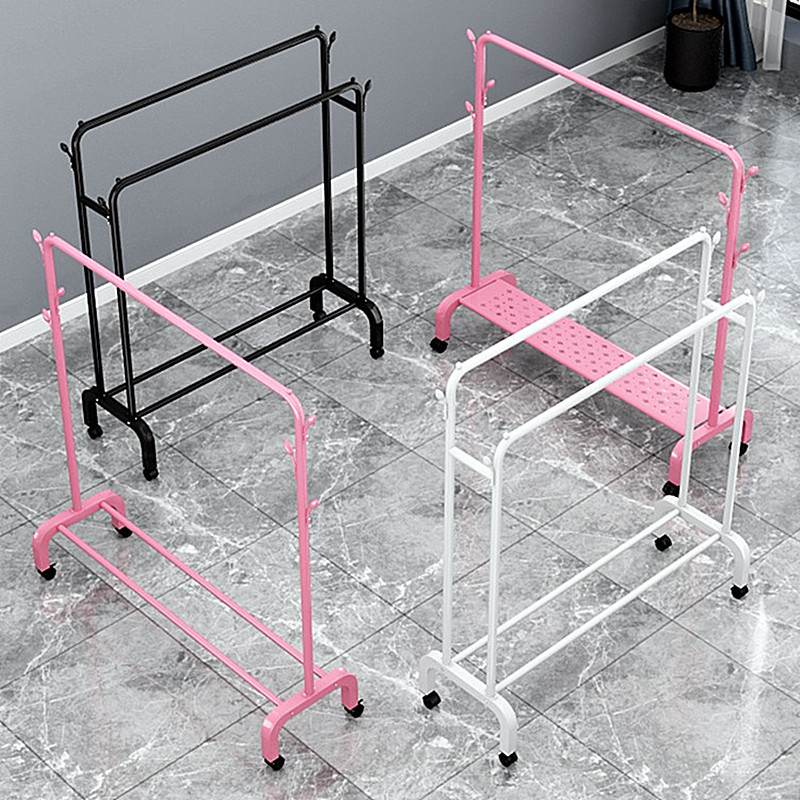 簡易陽臺曬臥室家用晾衣架落地