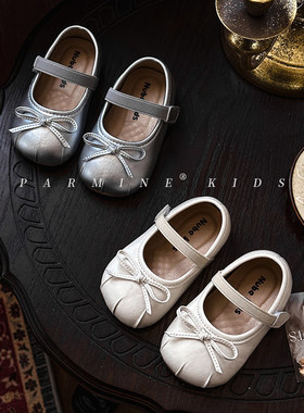 真皮女童小皮鞋春秋季2026宝宝婴幼儿软底洋气幼儿园学步公主单鞋