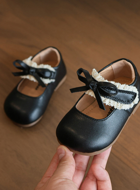 真皮女宝宝鞋子2026春季新款婴儿学步鞋女小童单鞋公主鞋儿童皮鞋