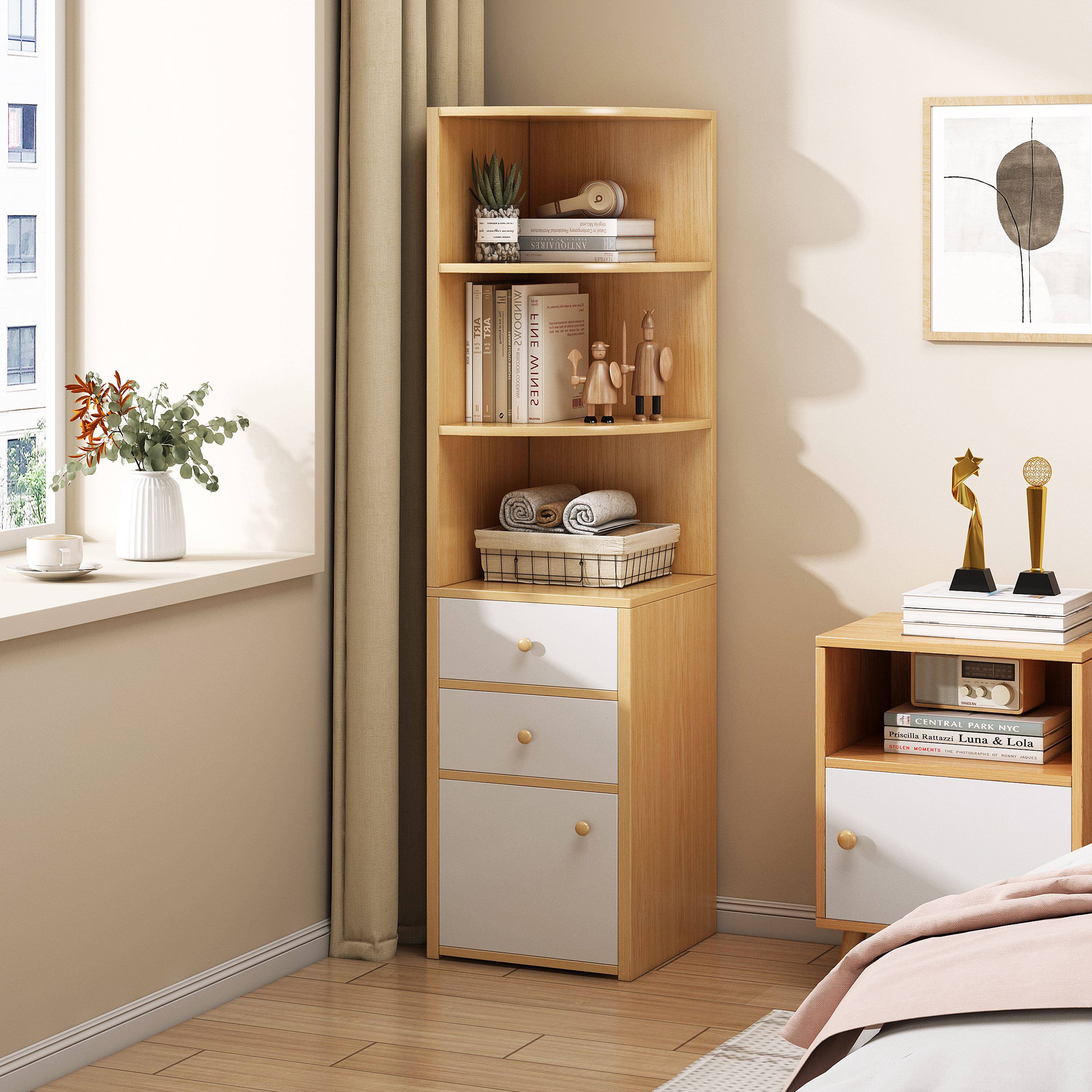 角柜转角柜墙角置物架收纳柜客厅墙角柜餐厅角落边柜靠墙储物柜子