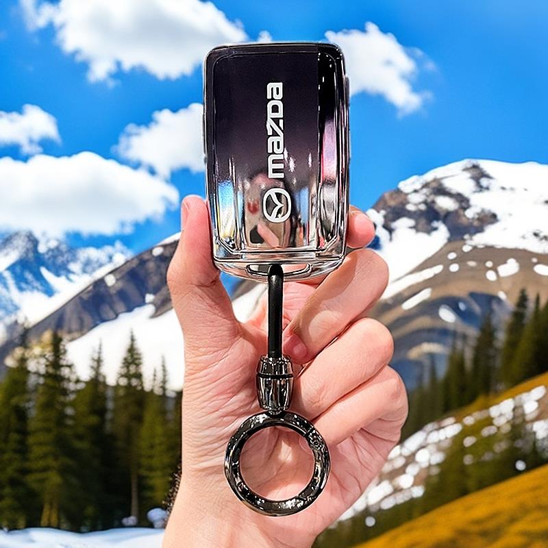 21-24款马自达CX-30专用车钥匙套全包外壳保护套高档豪华钥匙扣链