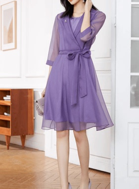 现货音影儿2025年夏季新款珂家同款显瘦连衣裙H型衬衫裙KF07170R5