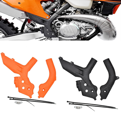 车架护板左右防刮花保护车架护壳越野摩托适用KTM SX EXC XCF-W