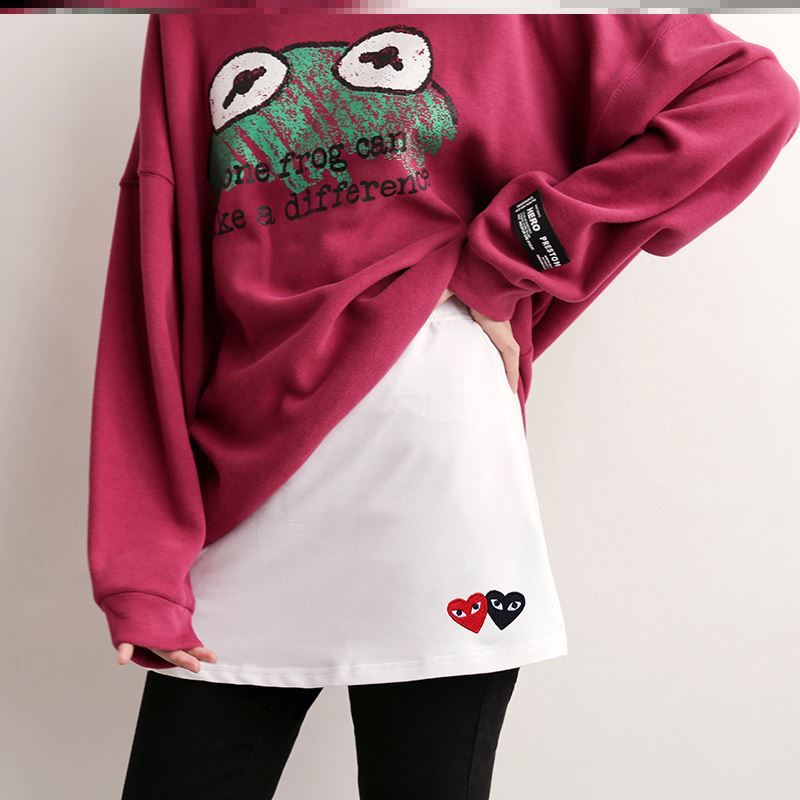 秋冬鲨鱼裤大码下摆卫衣屁帘运动遮臀裙罩叠穿神奇小屁帘打底神器