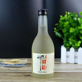 千贺寿清酒350ml日本料理店清酒阔神原装清酒日式酒千鹤寿包邮