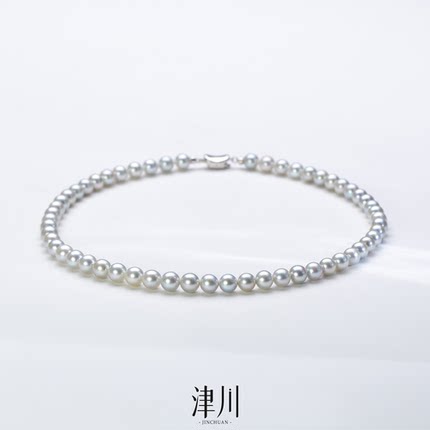 【捡漏限量】海水Akoya真多麻项链 6-7mm S925银