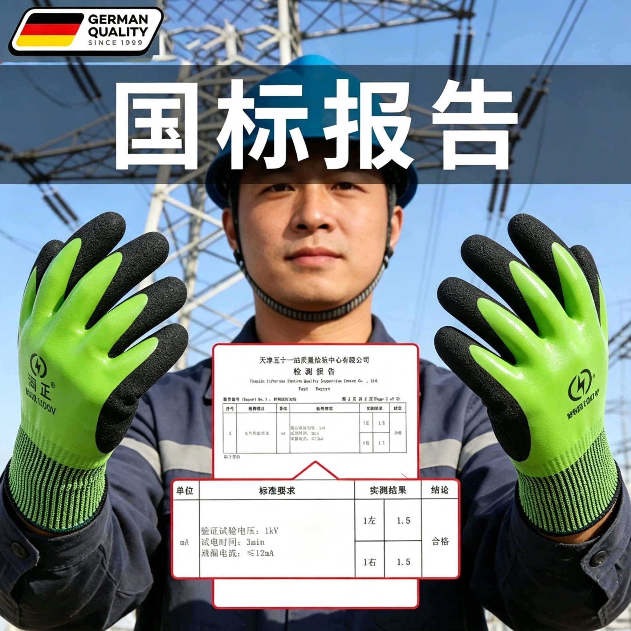绝缘手套电工专用380v低压防电专业防触电1000高压带电作业防静电