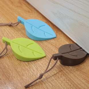 硅胶树叶门挡门塞门顶门碰阻门器可爱防风门阻门垫门楔子挡门塞垫