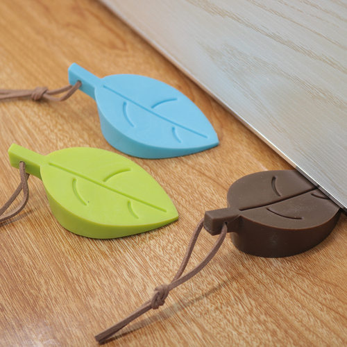 硅胶树叶门挡门塞门顶门碰阻门器可爱防风门阻门垫门楔子挡门塞垫