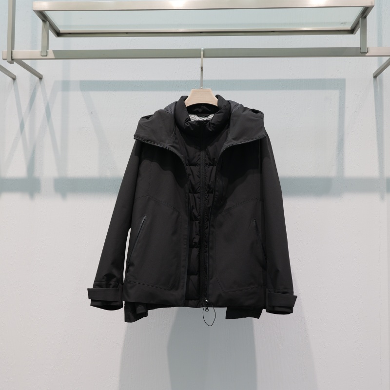 25冬季可拆卸内胆户外休闲连帽羽绒冲锋衣外套【6866】TX11.21