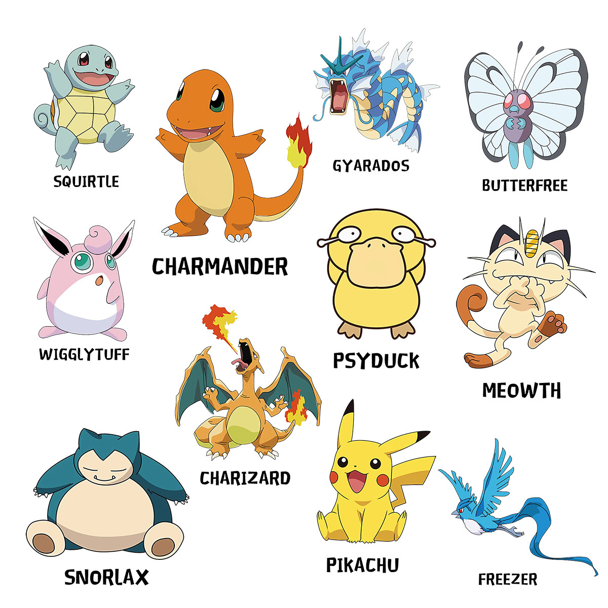 新款宝可梦皮卡丘可水洗烫画定制贴衣服热转印烫钻图案T恤29包邮