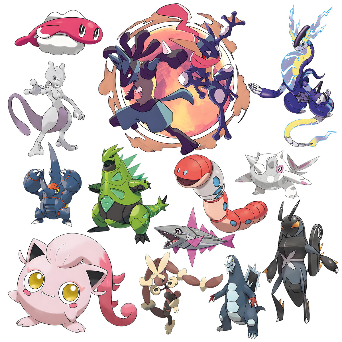 全新宝可梦第九世代超级进化比皮卡丘耐水洗烫画贴定制衣服热转印