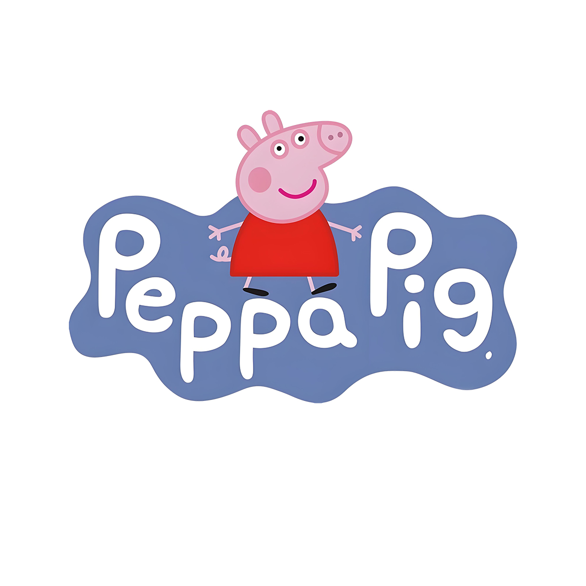 新款小猪佩奇卡通动漫可耐水洗衣服热转印白墨烫画定制贴满29包邮