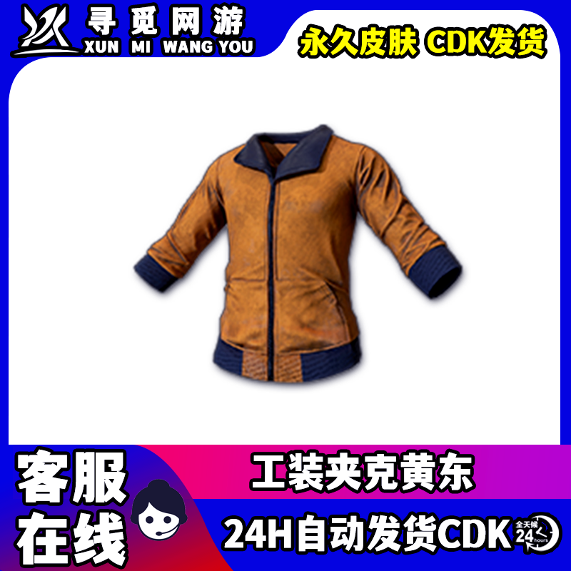 PUBG绝地求生工装夹克上衣吃鸡黄东南亚上衣皮肤激活码兑换码CDK图片