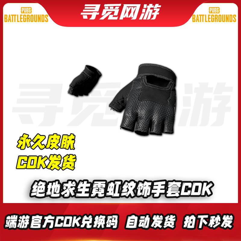 PUBG绝地求生霓虹纹饰手套CDK