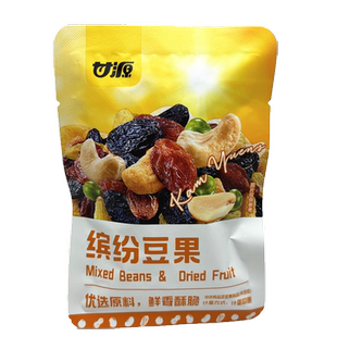 甘源缤纷豆果散称小包装优选原料鲜香酥脆每日豆果坚果零食葡萄干