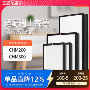 适配森德新风机滤芯CHM200/CHM300过滤网除尘除pm2.5除雾霾
